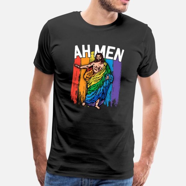 ah men gay jesus shirt funny lgbtq shirts gifts t shirt retro slim fit tracksuit hoodie sweatshirt