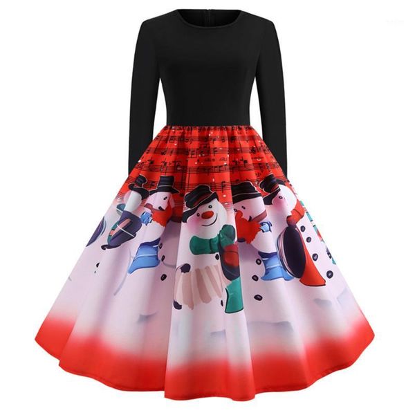 gothic vintage dress women plus size print christmas party dresses casual long sleeve winter dress robe 50s patchwork vestidos1, Black;red
gothic vintage dress women plus size print christmas party dresses casual long sleeve winter dress robe 50s patchwork vestidos1, Black;red
