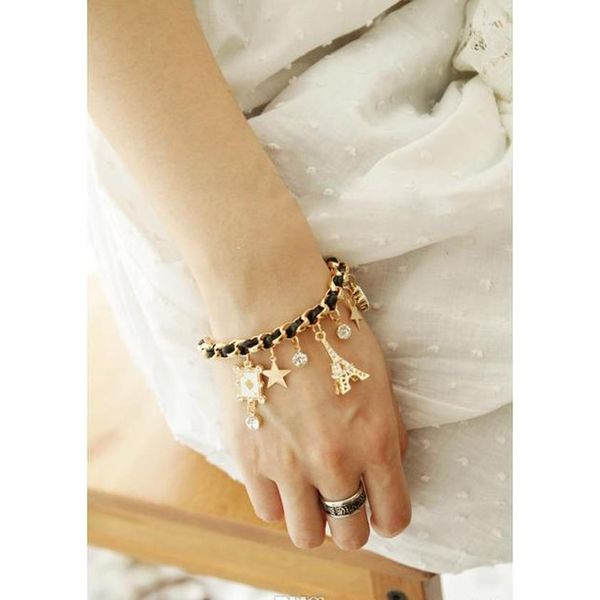 bracelet anklet double use eiffel tower star flower poker card love korean fashion accessories discount china jewelr wmtmuh whole2019, Golden;silver
bracelet anklet double use eiffel tower star flower poker card love korean fashion accessories discount china jewelr wmtmuh whole2019, Golden;silver