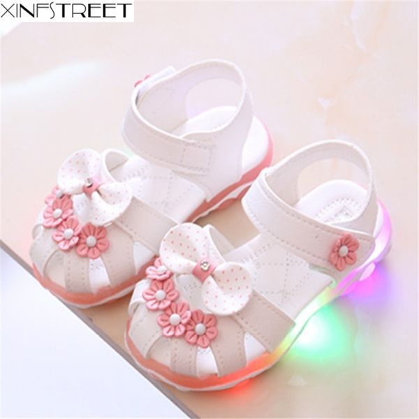 xinfstreet baby toddler girls summer shoes children sandals with light up breathable soft bow kids girls sandals size 21-30 lj200826, Black;red
xinfstreet baby toddler girls summer shoes children sandals with light up breathable soft bow kids girls sandals size 21-30 lj200826, Black;red