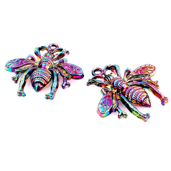 5pcs/lot rainbow color zinc alloy bee insect pendant charms fit necklace halloween christmas pendant women's men jewelry sqcqhv new_dhb, Silver
5pcs/lot rainbow color zinc alloy bee insect pendant charms fit necklace halloween christmas pendant women's men jewelry sqcqhv new_dhb, Silver