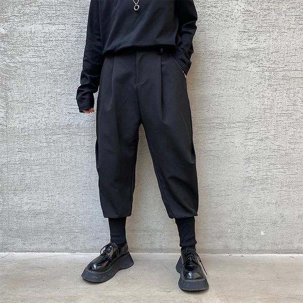 fashion sweatwear men harem pants japanese hip hop tapered trousers black cuffed casual loose joggers man techwear clothes q1219
fashion sweatwear men harem pants japanese hip hop tapered trousers black cuffed casual loose joggers man techwear clothes q1219