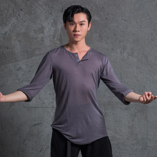 stage wear latin dance costumes for men long sleeve shirts male competition dresses ballroom dancing clothes dqs5901, Black;red
stage wear latin dance costumes for men long sleeve shirts male competition dresses ballroom dancing clothes dqs5901, Black;red