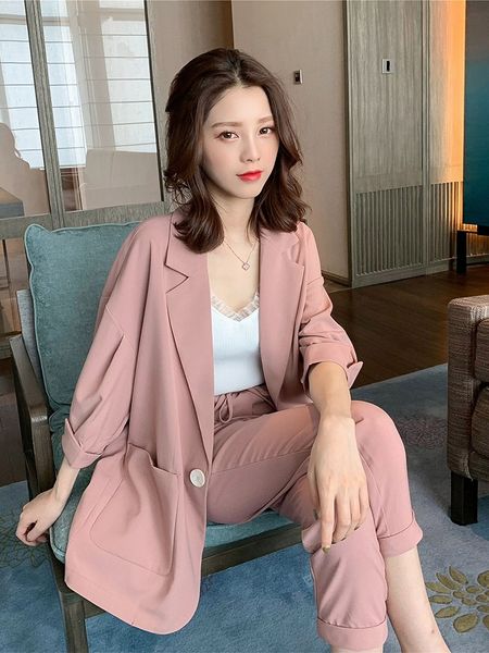 2021 new casual two-piece women suit set female suits spring summer ladies pants sets 2ajo, White
2021 new casual two-piece women suit set female suits spring summer ladies pants sets 2ajo, White