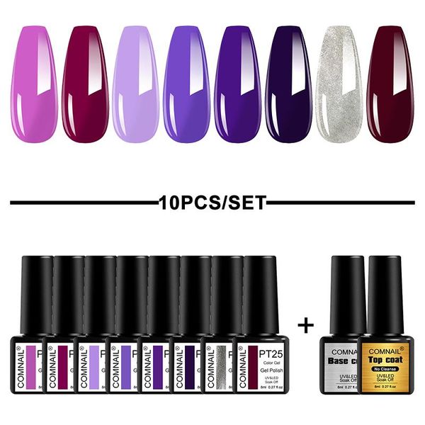 nail gel 10pcs polish set semi permanent led varnish soak off uv lacquer long lasting color for art design, Red;pink
nail gel 10pcs polish set semi permanent led varnish soak off uv lacquer long lasting color for art design, Red;pink
