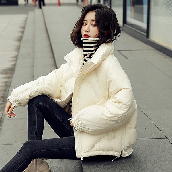 women's down & parkas janveny 90% white duck coat female puffer jacket 2021 women winter thick loose ladies feather clothes oversize, Black
women's down & parkas janveny 90% white duck coat female puffer jacket 2021 women winter thick loose ladies feather clothes oversize, Black