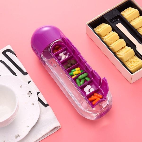 600ml plastic water bottle with daily pill box organizer drinking bottles portable leak-proof bottle tumbler outdoor sport tour bbyxcn
600ml plastic water bottle with daily pill box organizer drinking bottles portable leak-proof bottle tumbler outdoor sport tour bbyxcn
