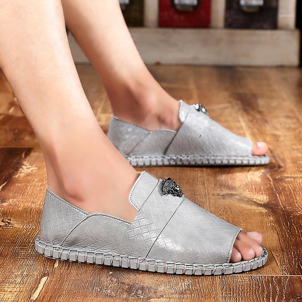 2020 new men fashion sandals comfortable light beach shoes men non-slip hard-wearing fish mouth sandals flats shoes1, Black
2020 new men fashion sandals comfortable light beach shoes men non-slip hard-wearing fish mouth sandals flats shoes1, Black