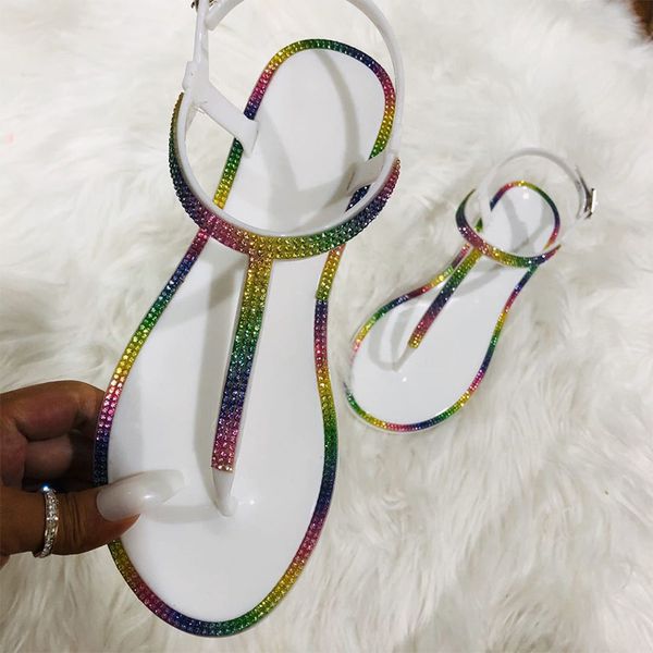 2021 women's sandals buckle strap woman summers shoes casual beach crystal flats shoe clip toe new flip flops fashion ladies 1 9f62, Black
2021 women's sandals buckle strap woman summers shoes casual beach crystal flats shoe clip toe new flip flops fashion ladies 1 9f62, Black