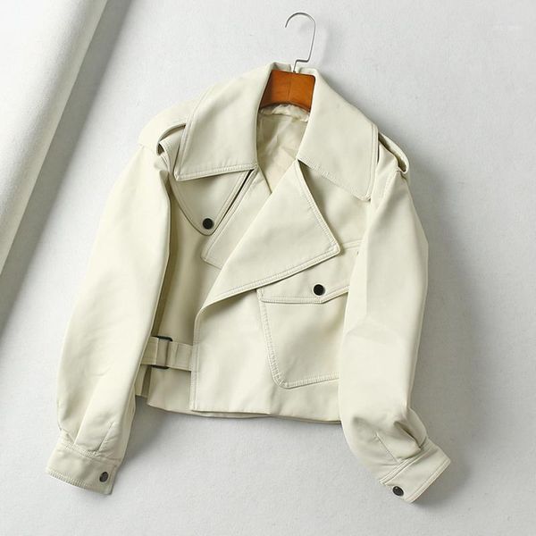 style pu leather jacket female coat plus size moto 2019 big pocket women faux white biker ladies autumn winter outerwear korean1, Black
style pu leather jacket female coat plus size moto 2019 big pocket women faux white biker ladies autumn winter outerwear korean1, Black