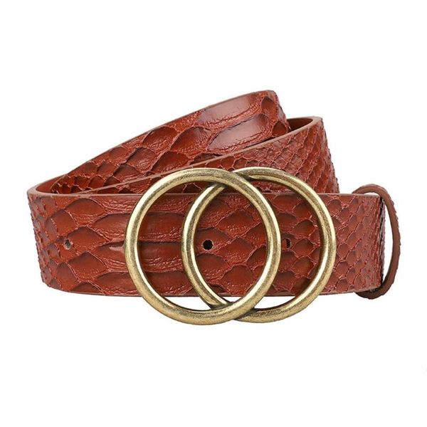 2020 designer women's belt gold round ring buckle waist belts for women's jeans genuine leather strap alligator fashion belt, Black;brown
2020 designer women's belt gold round ring buckle waist belts for women's jeans genuine leather strap alligator fashion belt, Black;brown
