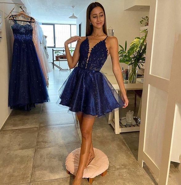 navy blue glitter short prom dresses deap v neck party homecoming dress lady's cocktail gown robe de soiree vestidos de fiesta, Black
navy blue glitter short prom dresses deap v neck party homecoming dress lady's cocktail gown robe de soiree vestidos de fiesta, Black