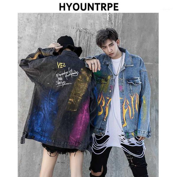 men's jackets fashion hand painted denim jacket and coats mens hip hop swag fire graffiti outerwear spring jeans streetwear male jacket, Black;brown
men's jackets fashion hand painted denim jacket and coats mens hip hop swag fire graffiti outerwear spring jeans streetwear male jacket, Black;brown