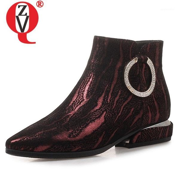 zvq women shoes 2020 winter new fashion pointed toe sheepskin low hoof heels zipper metal decoration black and red ankle boots1
zvq women shoes 2020 winter new fashion pointed toe sheepskin low hoof heels zipper metal decoration black and red ankle boots1