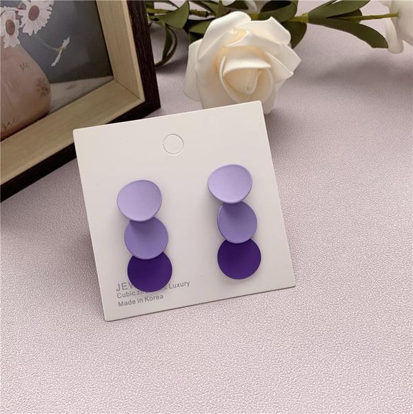 stud of fund 2021 purple wafer earrings south korea female temperament than fairy long money earring jewelry gifts, Golden;silver
stud of fund 2021 purple wafer earrings south korea female temperament than fairy long money earring jewelry gifts, Golden;silver