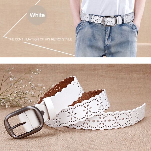 medyla rushed mens belts luxury pure first layer of cowhide women's strap genuine leather cutout wide female belt y200501, Black;brown
medyla rushed mens belts luxury pure first layer of cowhide women's strap genuine leather cutout wide female belt y200501, Black;brown