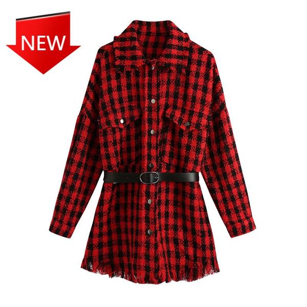 с длинным рукавом потертая кисточка женская верхняя одежда chic tops женщины мода негабариты с ремень tweed wake parting vintage, Black;brown
с длинным рукавом потертая кисточка женская верхняя одежда chic tops женщины мода негабариты с ремень tweed wake parting vintage, Black;brown