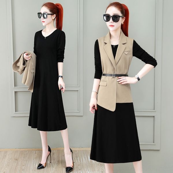 qqgkh 2020 autumn and winter western dress small joy haiqing same new two-piece suit women's style suit vest vest vest micoq, Gray
qqgkh 2020 autumn and winter western dress small joy haiqing same new two-piece suit women's style suit vest vest vest micoq, Gray