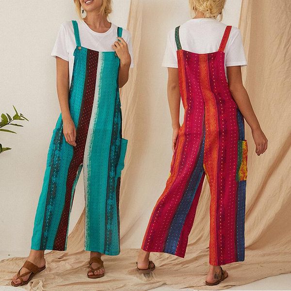 women suspender wide leg jumpsuits cotton linen loose plus size colorful graphic stripe casual bib overalls pants playsuits, Black;white
women suspender wide leg jumpsuits cotton linen loose plus size colorful graphic stripe casual bib overalls pants playsuits, Black;white