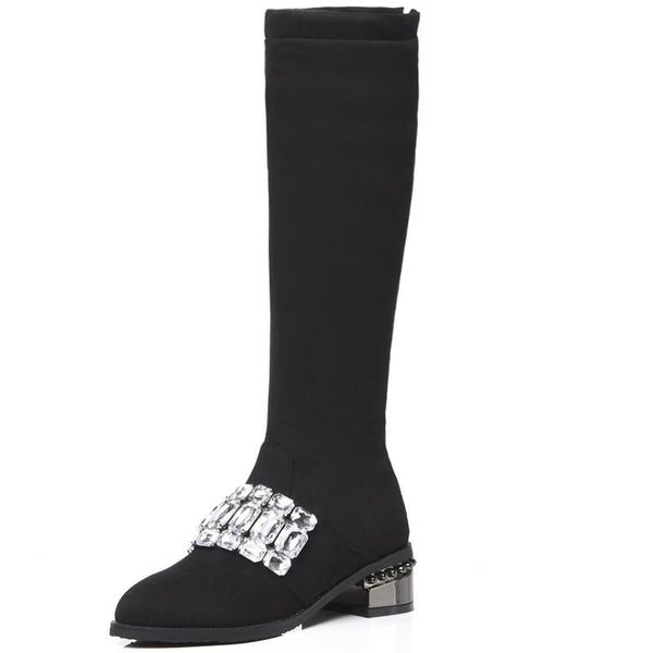 nasbavi нового европейский стиль контракт tide девушка boots женщина британский стиль rhinestone металл украшение сапоги зима долго ботинки, Black
nasbavi нового европейский стиль контракт tide девушка boots женщина британский стиль rhinestone металл украшение сапоги зима долго ботинки, Black