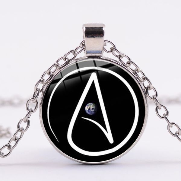 atheist atheism symbol necklace silver plated glass cabochon pendant gifts sweater chain atheism no religion jewelry
atheist atheism symbol necklace silver plated glass cabochon pendant gifts sweater chain atheism no religion jewelry