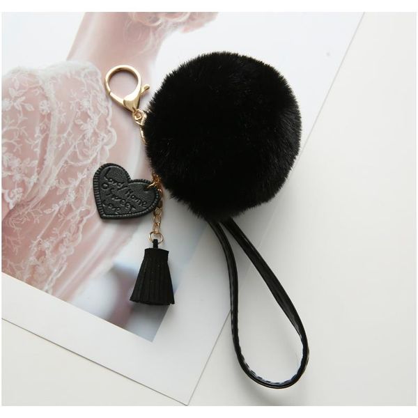 new fluffy rabbit fur ball key chain with leather heart tassel pompom key ring holder for women bag car jewelry pendant f jllpxk, Silver
new fluffy rabbit fur ball key chain with leather heart tassel pompom key ring holder for women bag car jewelry pendant f jllpxk, Silver