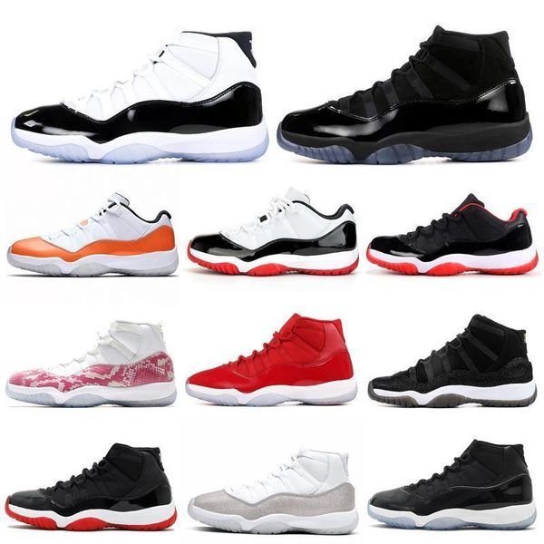 mens casual running shoes 11 11s bred concord metallic silver orange trance women designer trainers sport sneakers us5.5-12, Black
mens casual running shoes 11 11s bred concord metallic silver orange trance women designer trainers sport sneakers us5.5-12, Black