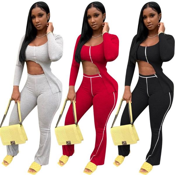 spot 2021 european and american women's high elastic thread pitted trouser suit nightclub, Gray
spot 2021 european and american women's high elastic thread pitted trouser suit nightclub, Gray