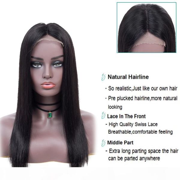 brazilian straight human hair wigs with baby hair 4*4 middle part lace front wigs for black women 10-20 inch fairgreat hair wigs, Black;brown
brazilian straight human hair wigs with baby hair 4*4 middle part lace front wigs for black women 10-20 inch fairgreat hair wigs, Black;brown