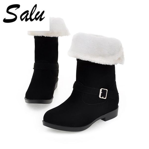 salu 2020 новые зимние ботинки снежка женщин круглый toe плюшевые меха зима wram обувь простые моды обувь высокого качества шосе, Black
salu 2020 новые зимние ботинки снежка женщин круглый toe плюшевые меха зима wram обувь простые моды обувь высокого качества шосе, Black