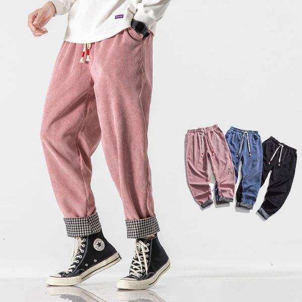 2021 man casual oversize corduroy autumn winter new chinese style pants solid color plaid trousers vintage 8w4i, Black
2021 man casual oversize corduroy autumn winter new chinese style pants solid color plaid trousers vintage 8w4i, Black