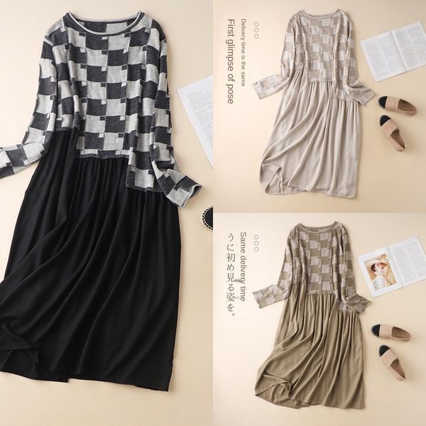 66016 ранняя осень платье рукав юбка skirtdress длинный skirtspring и осенью решетка сшивание поддельные две части женской шерсти вязаные ры, Black;gray
66016 ранняя осень платье рукав юбка skirtdress длинный skirtspring и осенью решетка сшивание поддельные две части женской шерсти вязаные ры, Black;gray