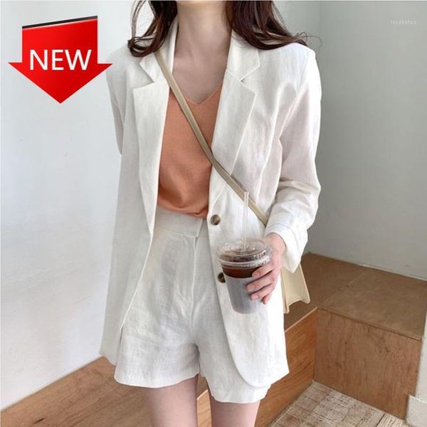 women's two piece pants elegant office lady cotton and linen blazer+short suits 2 sets sunscreen clothing 2021 women blazer suit1, White
women's two piece pants elegant office lady cotton and linen blazer+short suits 2 sets sunscreen clothing 2021 women blazer suit1, White