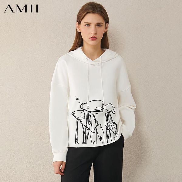 women's hoodies & sweatshirts amii minimalism autumn winter causal hoodie women hooded loose embroidery sweatshirt pullover female 120, Black
women's hoodies & sweatshirts amii minimalism autumn winter causal hoodie women hooded loose embroidery sweatshirt pullover female 120, Black