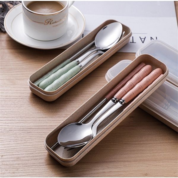wheat straw stainless steel portable tableware set japanese fork spoon chopsticks dinnerware sets student cutlery sets gift 74 m2
wheat straw stainless steel portable tableware set japanese fork spoon chopsticks dinnerware sets student cutlery sets gift 74 m2
