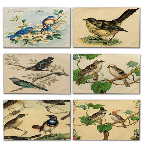 1pcs cute bird branch pattern placemat coaster dining table cotton linen bowl cup mat kitchen pads 42*32cm home decor ma0114
1pcs cute bird branch pattern placemat coaster dining table cotton linen bowl cup mat kitchen pads 42*32cm home decor ma0114