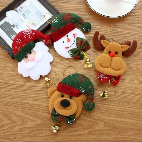 christmas decorations 4pcs/lot tree hanging ornaments non-woven craft santa claus snowman reindeer bear pendants bell baubles for xmas decor 
christmas decorations 4pcs/lot tree hanging ornaments non-woven craft santa claus snowman reindeer bear pendants bell baubles for xmas decor