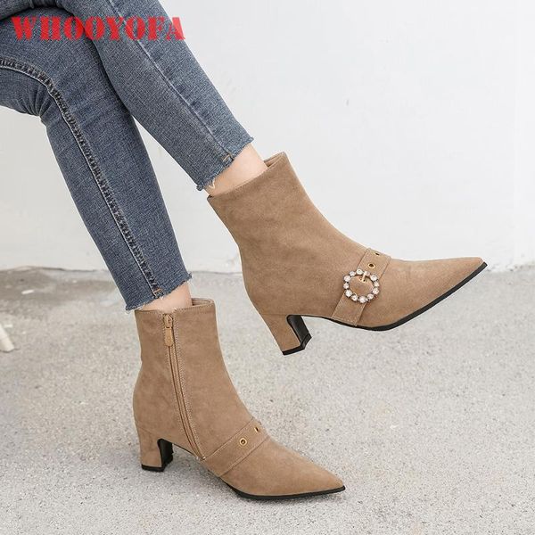 2020 brand new comfortable yellow gray women ankle boots flock high sqaure heels lady shoes plus big small size 10 30 43 46 48, Black
2020 brand new comfortable yellow gray women ankle boots flock high sqaure heels lady shoes plus big small size 10 30 43 46 48, Black