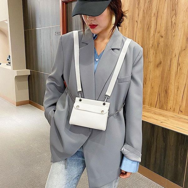 bag female fashion shoulder bag new texture popular simple chain handbags pu solid color personality messenger
bag female fashion shoulder bag new texture popular simple chain handbags pu solid color personality messenger