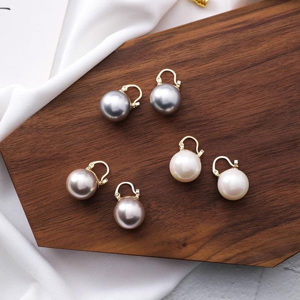hoop & huggie gold color geometric round circle pearl ball hoops earrings women elegant big wedding, Golden;silver
hoop & huggie gold color geometric round circle pearl ball hoops earrings women elegant big wedding, Golden;silver
