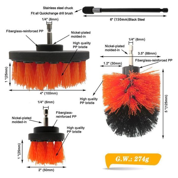 4pcs/set power scrubber drill brush kit electric cleaning brush with extension for car,grout, tiles,bathroom, kitchen & q bbyqeb
4pcs/set power scrubber drill brush kit electric cleaning brush with extension for car,grout, tiles,bathroom, kitchen & q bbyqeb