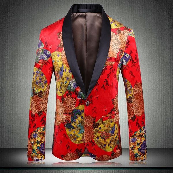 men's suits & blazers 2021 mens blazer luxury red printing velvet prom men plus size 5xl masculino slim party nightclub male, White;black
men's suits & blazers 2021 mens blazer luxury red printing velvet prom men plus size 5xl masculino slim party nightclub male, White;black