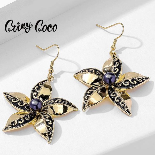 cring coco fashion pearl flower drop earrings hawaiian jewelry earrings 2020 trendy women's plumeria dangle earing for women, Silver
cring coco fashion pearl flower drop earrings hawaiian jewelry earrings 2020 trendy women's plumeria dangle earing for women, Silver