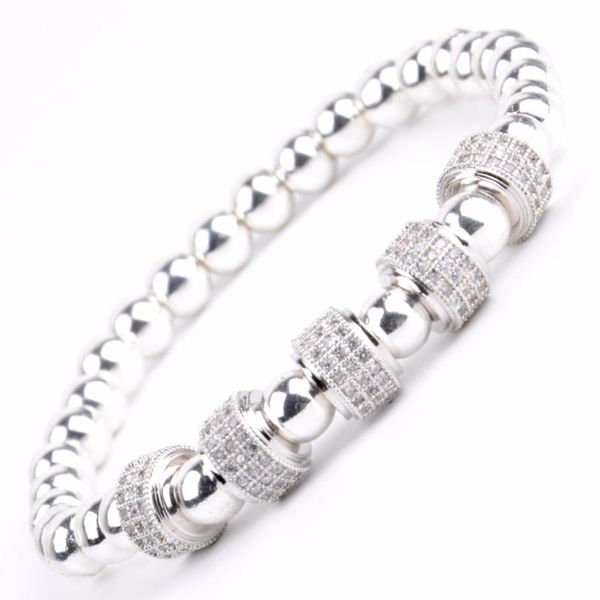 luxury cz tube charm bracelet men wristband natural stone hematite beaded bracelets bangles women jewelry father's day gift, Black
luxury cz tube charm bracelet men wristband natural stone hematite beaded bracelets bangles women jewelry father's day gift, Black