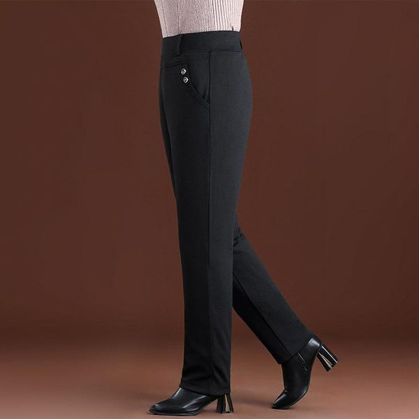 female winter down pants pants loose wear outside straight black tall waist temperament cotton trousers, 228, Black;white
female winter down pants pants loose wear outside straight black tall waist temperament cotton trousers, 228, Black;white