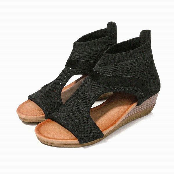 women's sandal open toe shoes female wedges sandals platform shoes ladies lightweight sandals big size zapatos mujer, Black
women's sandal open toe shoes female wedges sandals platform shoes ladies lightweight sandals big size zapatos mujer, Black