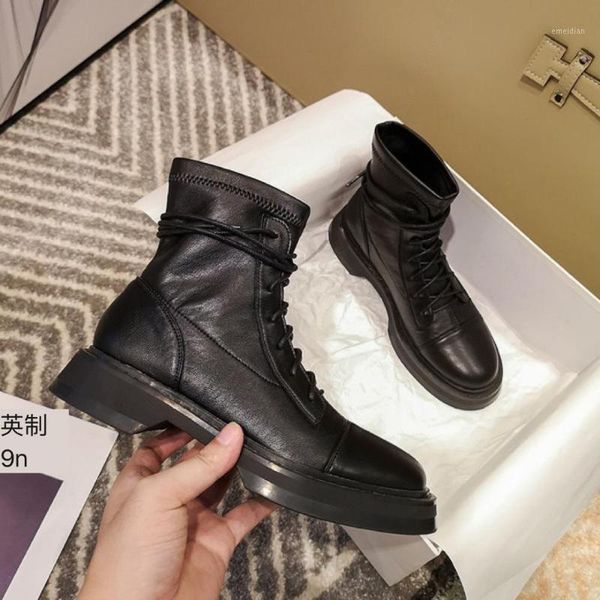 leather women's boots 2020 autumn and winter new thick-bottomed round head boots cowhide1, Black
leather women's boots 2020 autumn and winter new thick-bottomed round head boots cowhide1, Black