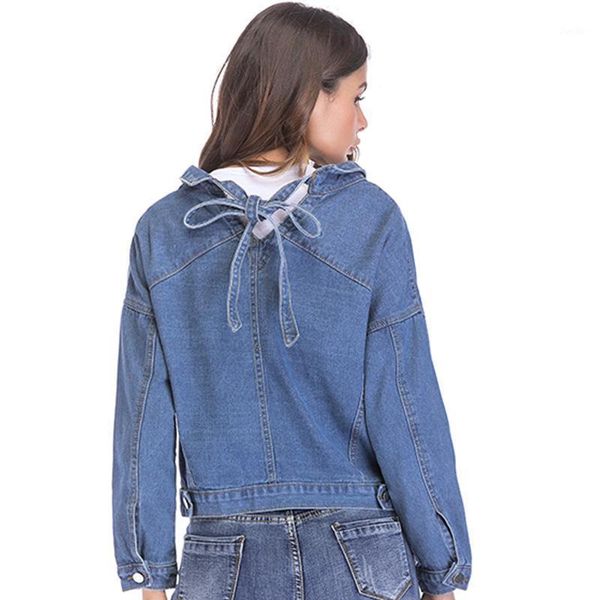 broken holes denim jacket women bf wind a bow on the back jeans jackets coat girl student loose coats overcoat plus size1, Black;brown
broken holes denim jacket women bf wind a bow on the back jeans jackets coat girl student loose coats overcoat plus size1, Black;brown