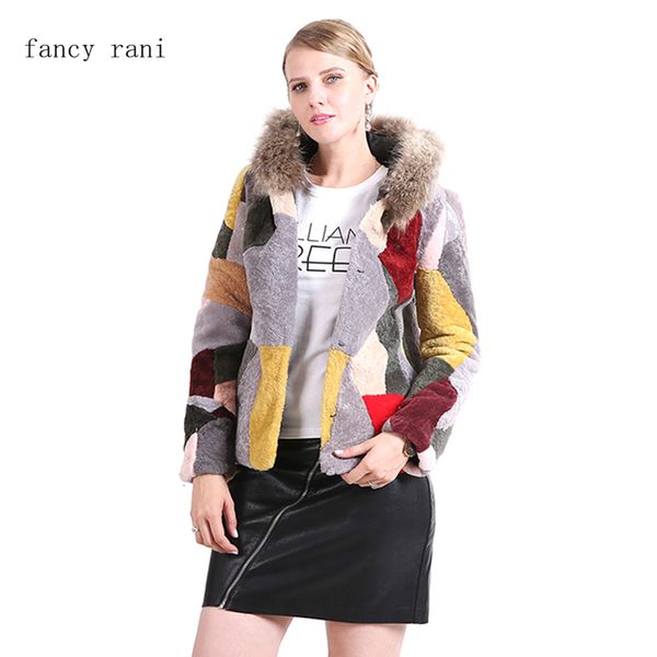 fashion new winter women's real fur coat natural wool coat colorful patchwork flower raccoon with hat fur collar lj201204, Black
fashion new winter women's real fur coat natural wool coat colorful patchwork flower raccoon with hat fur collar lj201204, Black