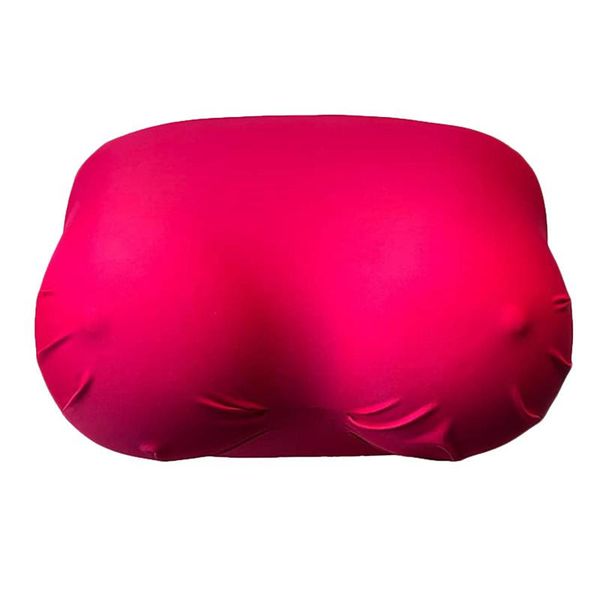 soft memory foam sleep pillow creative breast shape pillow with red matte spandex cover case
soft memory foam sleep pillow creative breast shape pillow with red matte spandex cover case